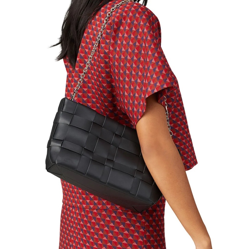 3.1 Phillip Lim Black Odita Lattice Pouch Shoulder Bag NWT - Picture 2 of 14